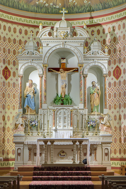 The Nave and Sanctuary of St. Joseph Church